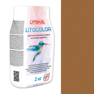 Фуга для плитки Litokol Litocolor L.25 коричневая (2 кг)